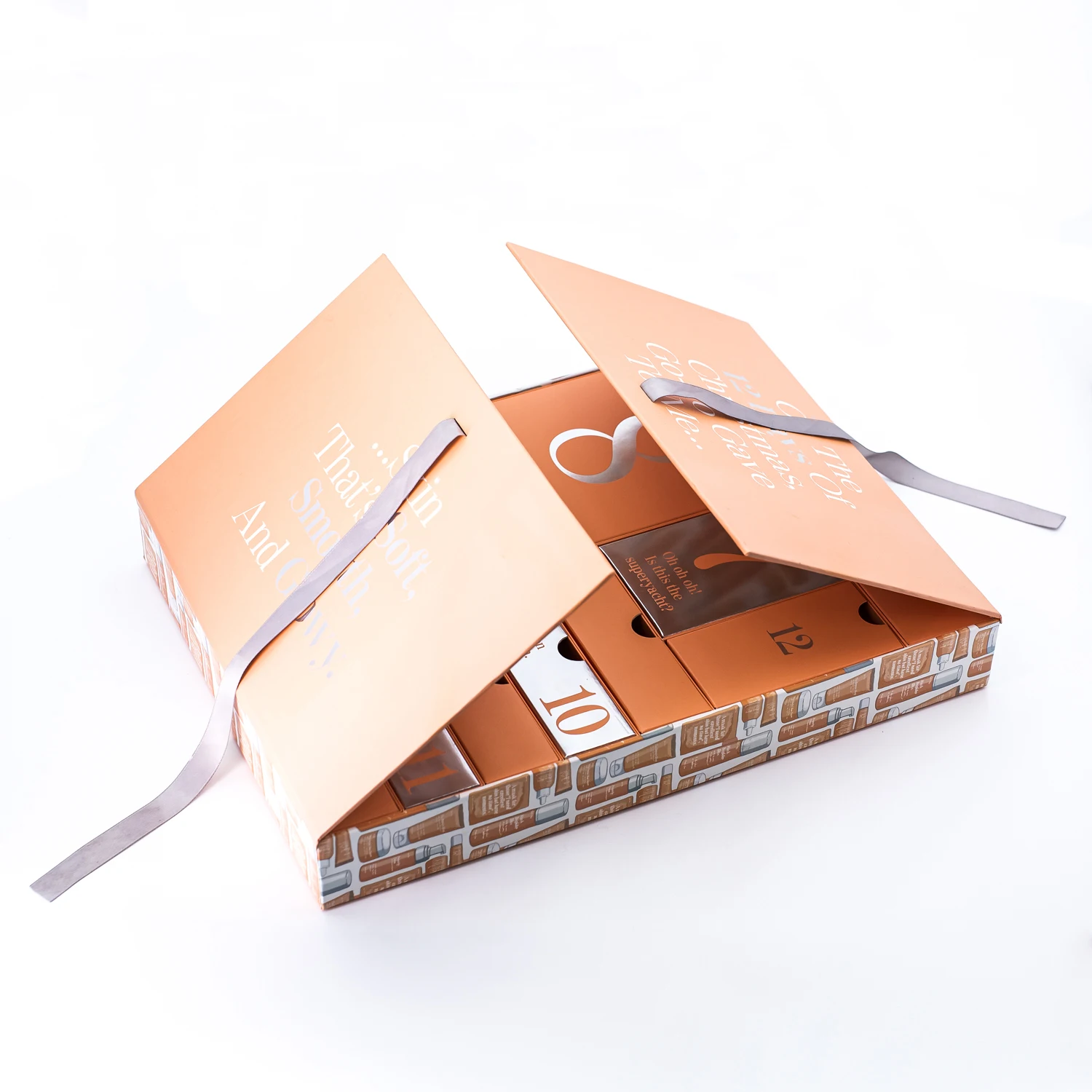 2025.custom Luxury Blind Mystery Christmas Countdown Custom Cardboard Advent Calendar Packaging Drawers Gift Box - Image 2