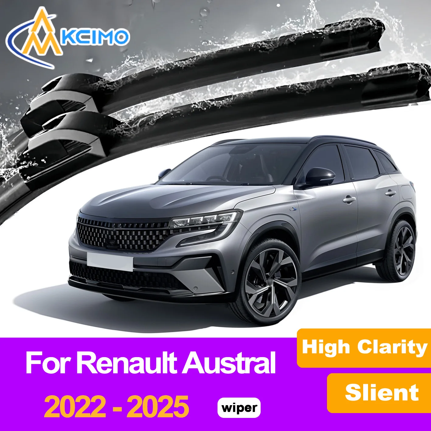 

2Pcs Front Windshield Wiper Blades For Renault Austral HHN 2022-2025 Renault Espace Windscreen Window Car Accessories