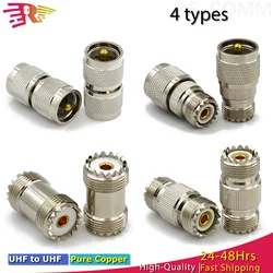 UHF to UHF Male Female Straight Connector SO239 PL259 Connector Double Coupler Female Connector Plug Adapter