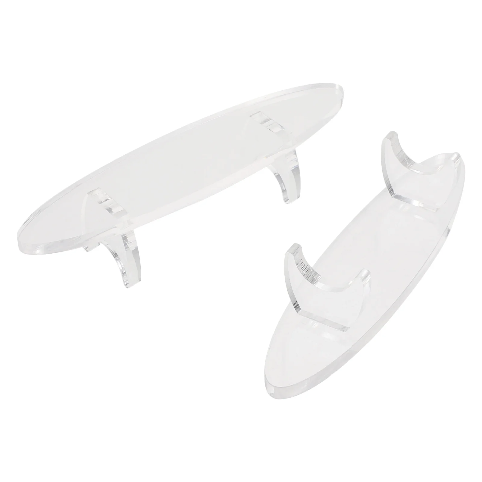 2 قطعة حامل تخزين القلم الاكريليك رف شاشة شفاف لأقلام النافورة جل أقلام عملات معدنية منظم سطح المكتب دراسة المكتب #4