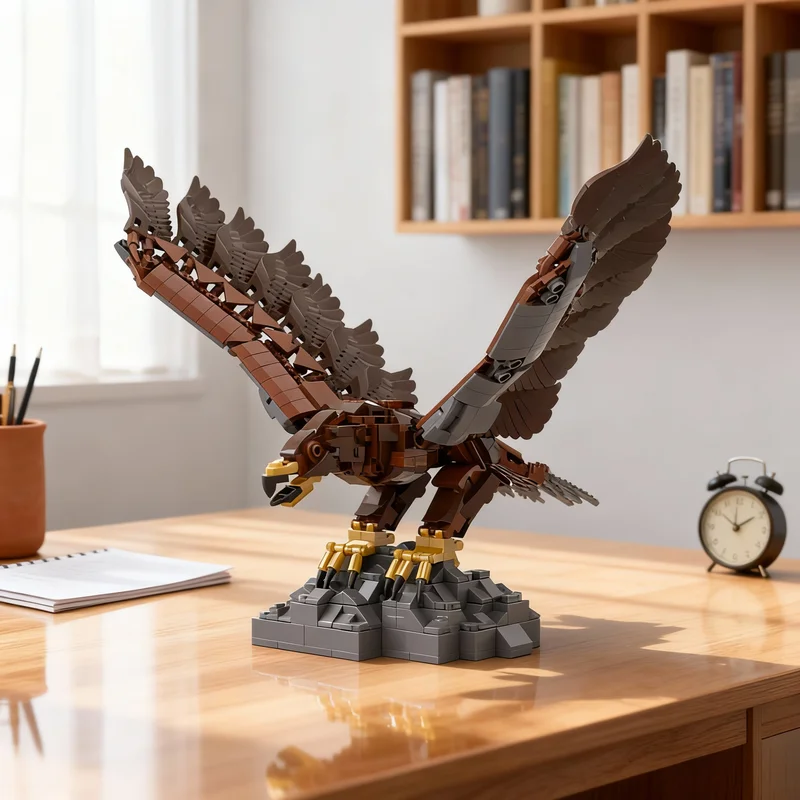 

584pcs MOC LOTR Great Eagle Hobbit Lord Rings The Model Building Toy Blocks Architecture Creative DIY Christmas Gifts Idea