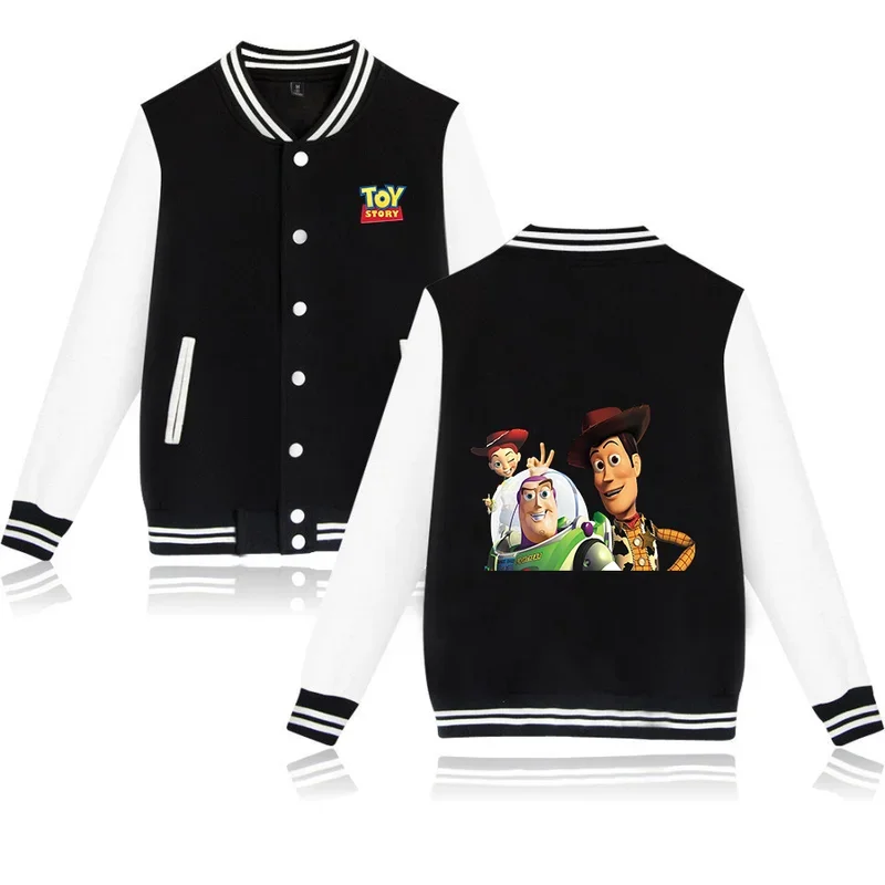 Toy Story Buzz Lightyear varsity baseball bomber jacket men women hip hop Harajuku jackets kids Boys Girls single coats