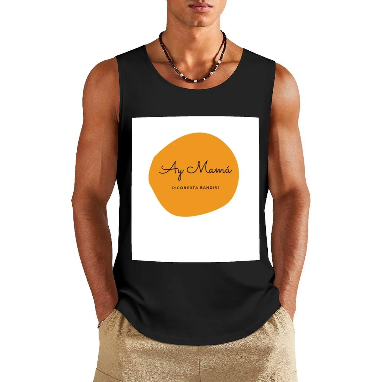 

oh mom rigoberta bandini Tank Top clothing men Gym t-shirt man Man gym clothes muscle t-shirt
