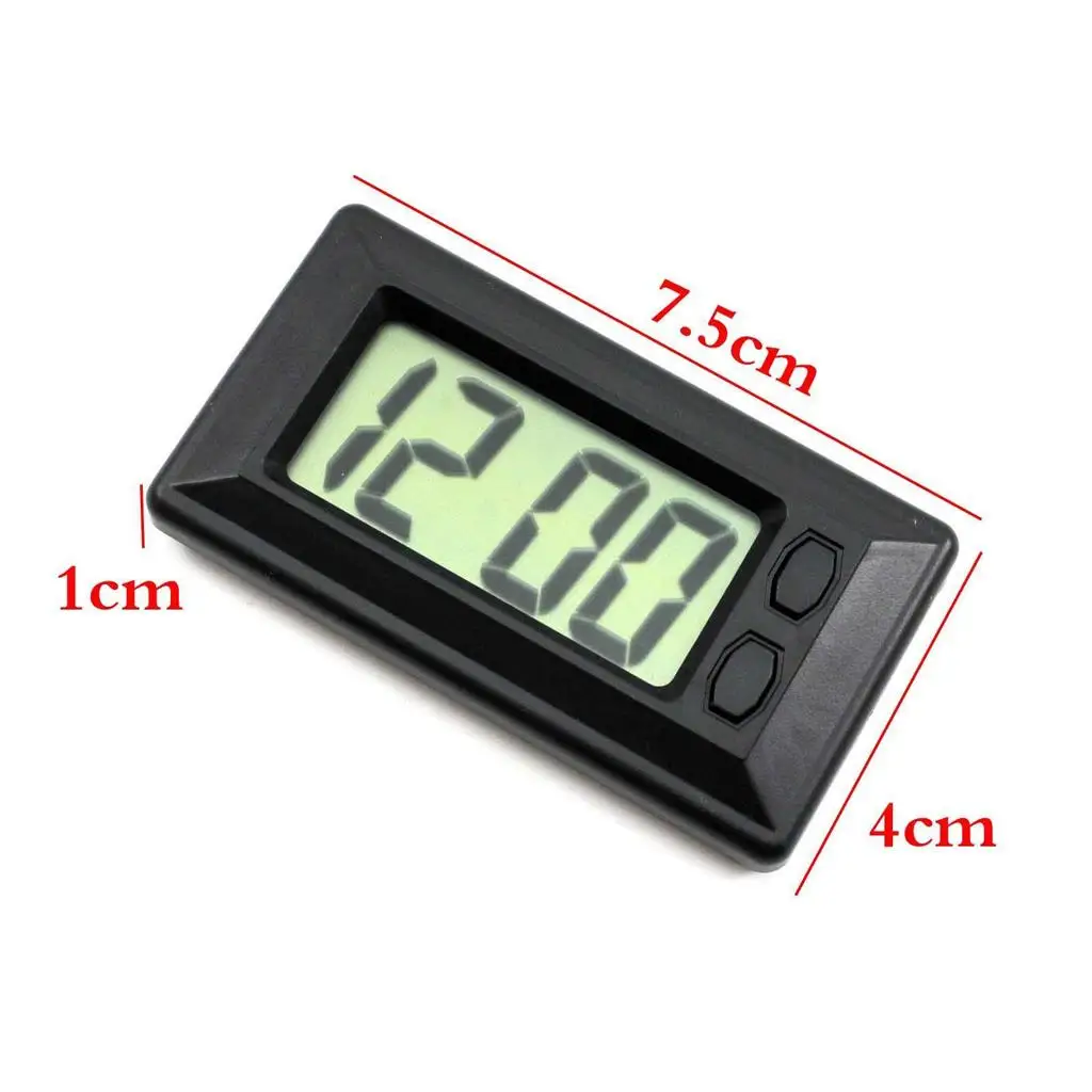 Dashboard Digital LCD Clock for Cars Small Auto Panel Time Gauge Modern Electronic Accessories for Car Dashboard Modifications Dashboard Digital LCD Clock for Cars Small Auto Panel Time Gauge Modern Electronic Accessories for Car Dashboard Modifications