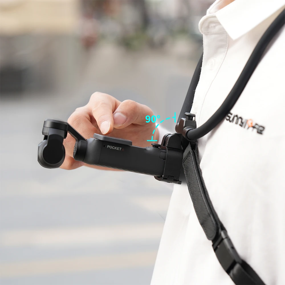 Uchwyt na szyję do DJI OSMO Pocket 4, mocowanie na klatkę piersiową, uchwyt POV/log do wideo, selfie, stojak do zdjęć bez użycia rąk, uchwyt na szyję do akcesoriów Pocket 4 — zdjęcie produktu 5