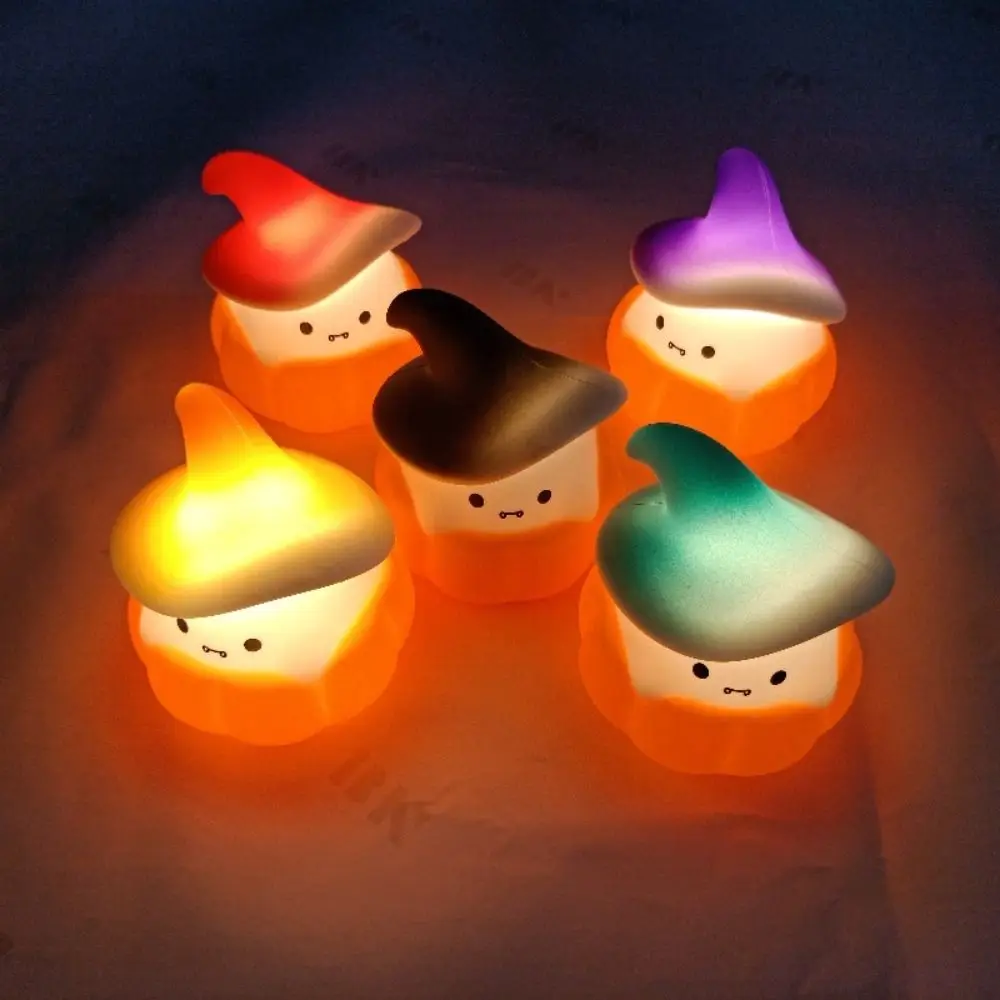 New Cute Night Light Pumpkin Ghost Silicone Nursery Sleeping Lamp Halloween Gifts for Baby Child USB Rechargeable Table Lamp