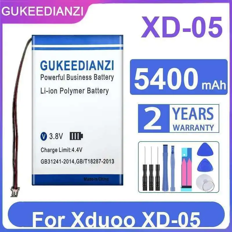 

Для Xduoo XD-05 Стабильный аккумулятор аудиодекодера емкостью 5400 мАч