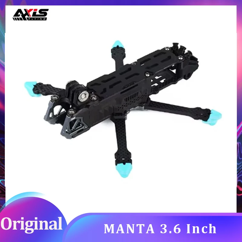 

Комплект рамы дрона Axisflying MANTA 3,6 дюйма/4 дюйма, широкая X-образная колесная база 162 мм, стабильность полета для DJI O3 FPV, дрон для фристайла