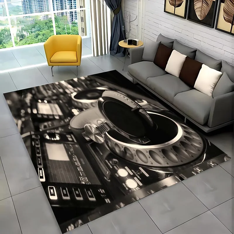 3D Headset Printed Carpet Non-slip Carpet Anime Rug Area Rug Living Room Kitchen Mats for Floor Bedroom Decor  Mat Birthday Gift