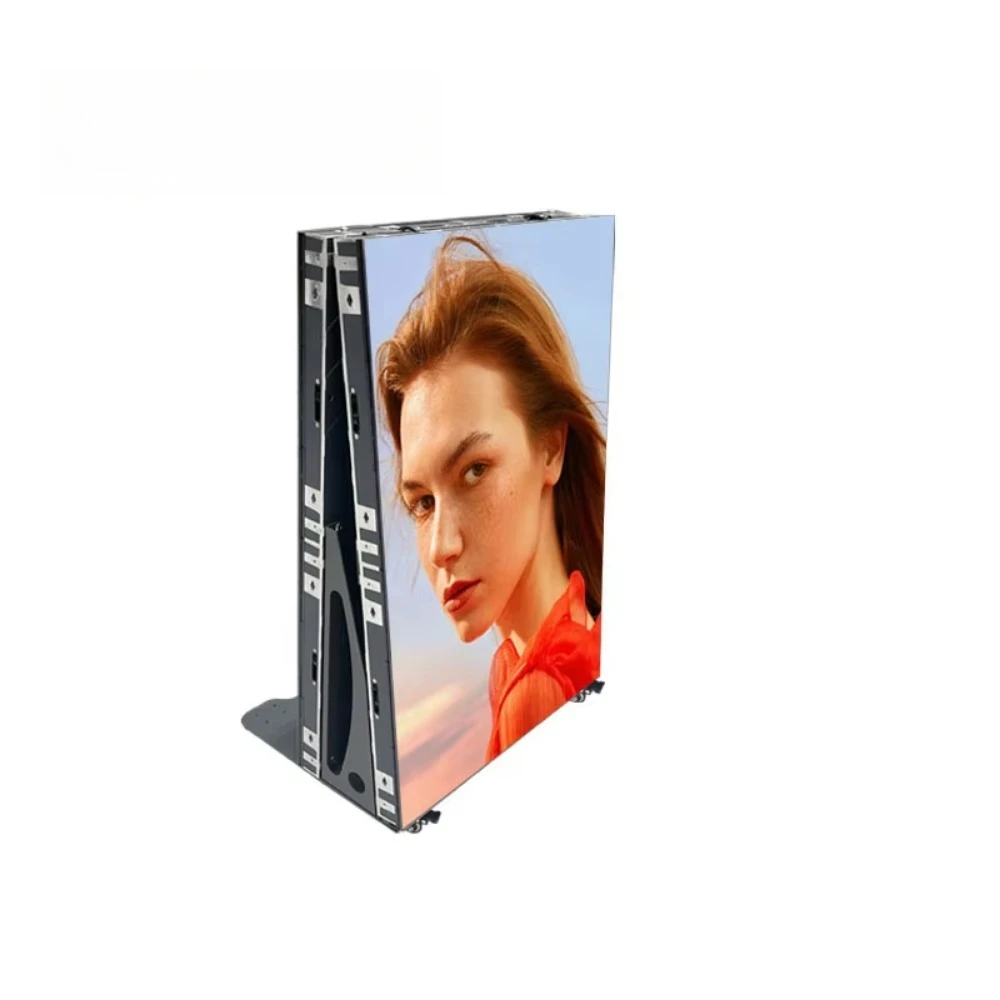 Indoor full-color LED advertising screen P2.5mm IP65 foldable high-quality vertical display for retail stores