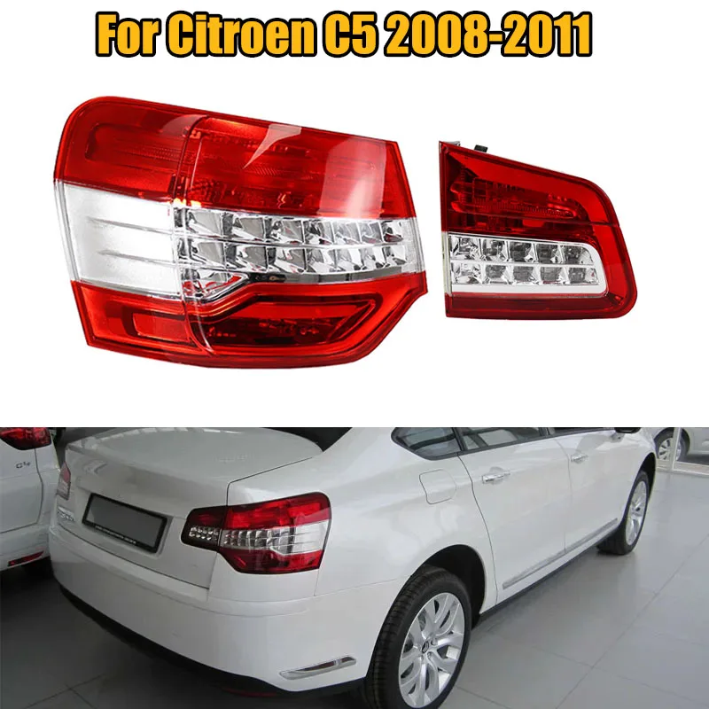 For Citroen C5 2008 2009 2010 2011 2012 Tail Light Tail Lamp Assembly Rear Brake Lamp Stop Light Turn SIgnal Light No Bulb