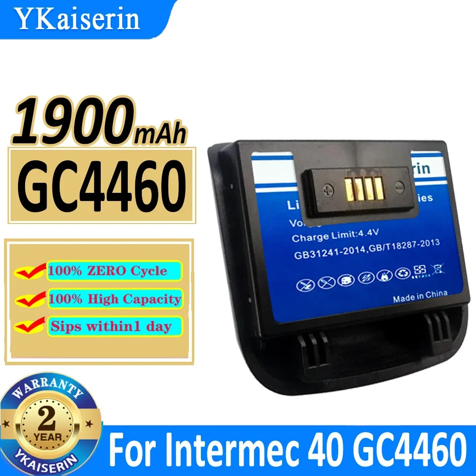 

1900mAh YKaiserin Battery GC4460 (318-045-001) for Intermec 40 for Intermec40 GC4460 Bateria