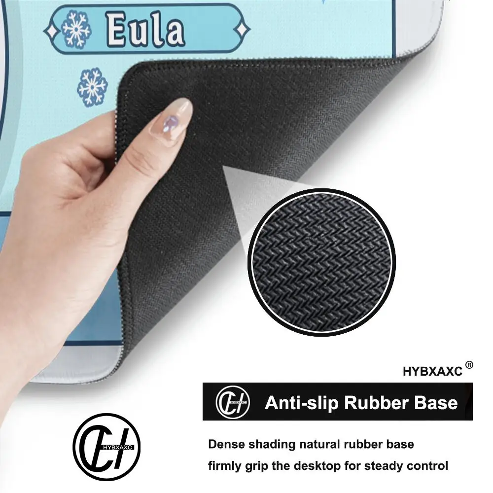 Deskmat المطاط أنيمي ماوس الوسادة Genshin تأثير الألعاب الحصير عدم الانزلاق Xxl ماوس ألعاب الكمبيوتر ومكتب عمل حصيرة وسادات المكتب #6