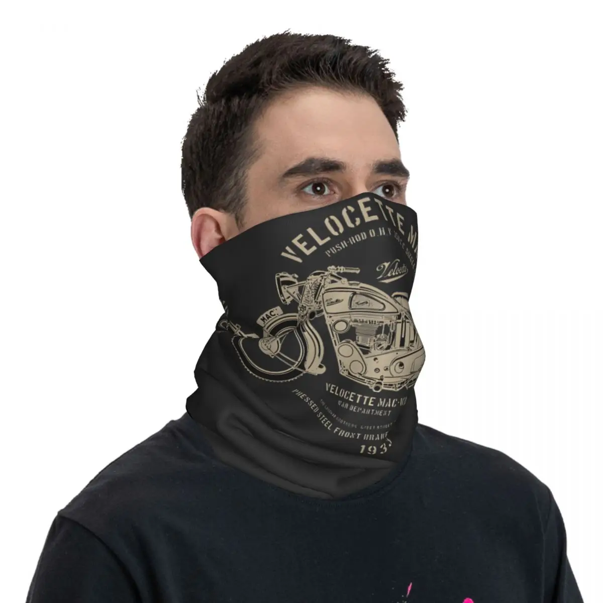 Perfect Motocross Bandana Neck Gaiter Printed Velocette Face Scarf Balaclava Hiking Unisex Adult Winter