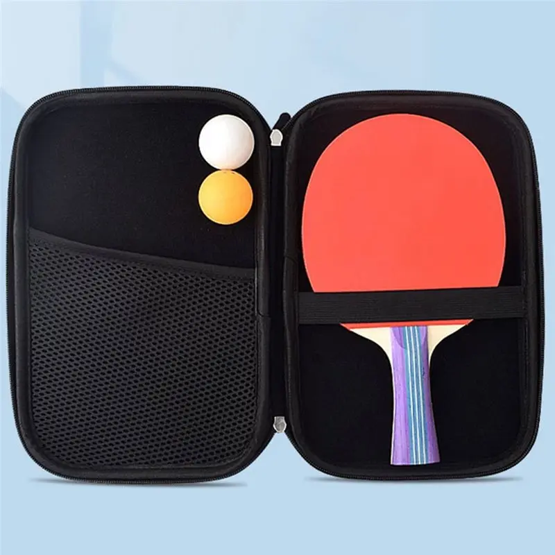[NEW!ABKG】 Ping Pong Paddles Case Portable Table Tennis Paddle Storage Bag Table Tennis Paddle Box For 2 Paddles & Multiple