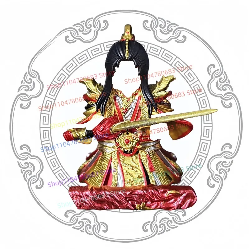 Klocki MOC Chińska Mitologia Miniaturowe Figurki Cesarz Yan i Cesarz Huang Akcesoria do Zbroi Modna Zabawka Figurka Prezent