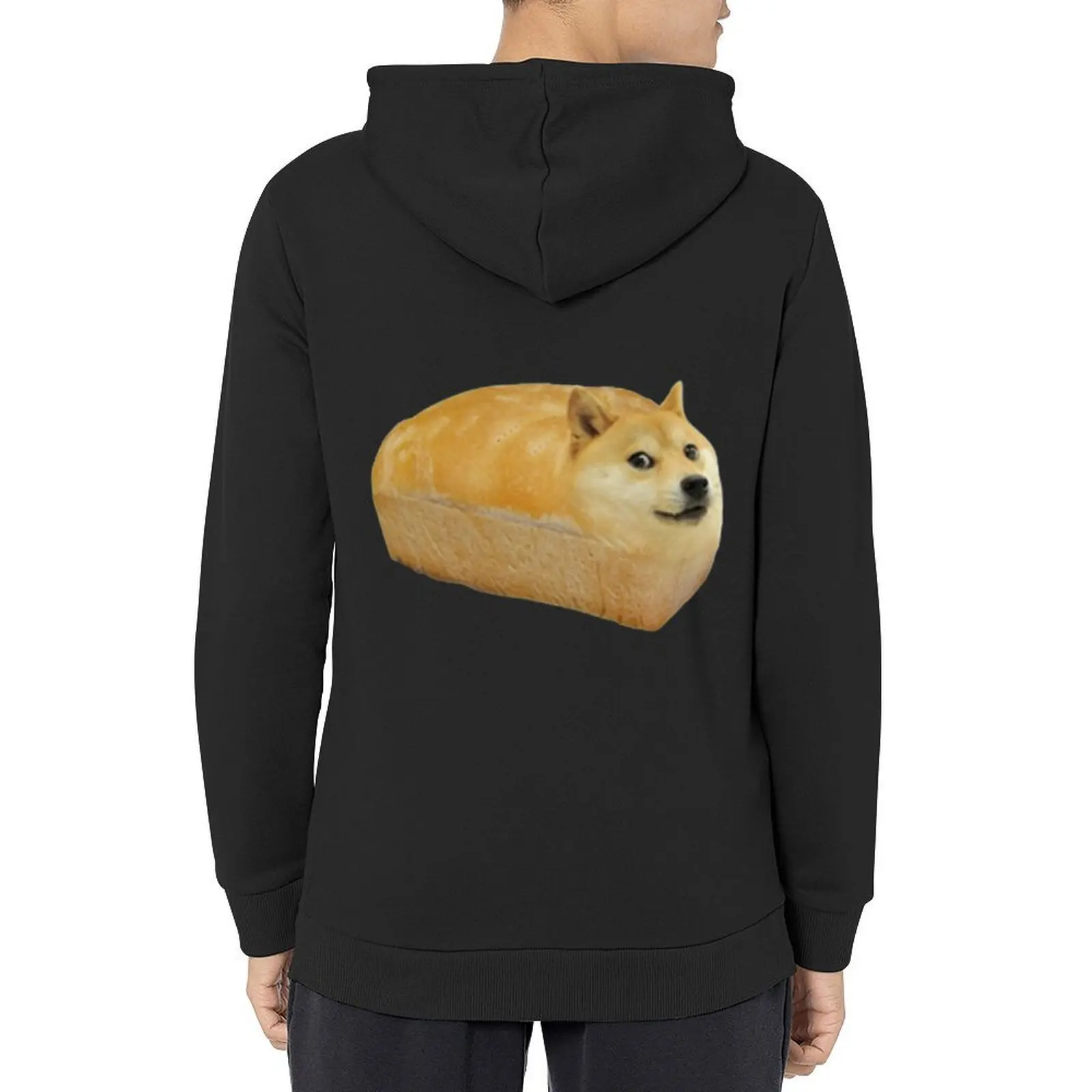 

Shiba Inu Doge Bread Meme Hoodie autumn new products autumn jacket men autumn clothes men wear hoodie for men