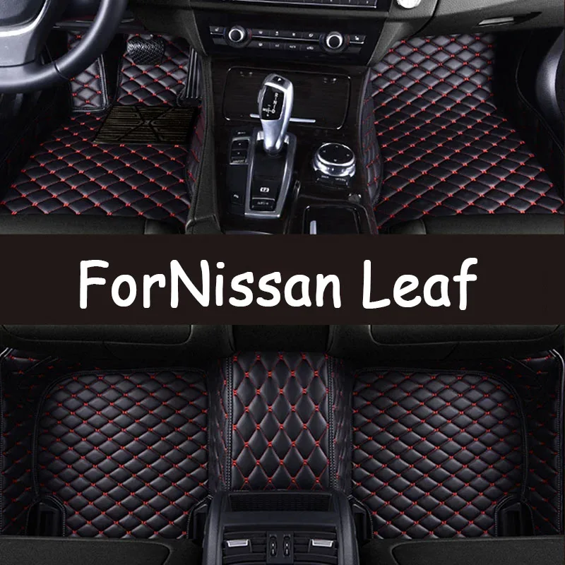 Коврики для Nissan Leaf ZE0 AZE0 2011 ~ 2017, грязеотталкивающие автомобильные коврики, роскошный кожаный коврик, коврик для защиты от грязи, аксессуары для интерьера автомобиля