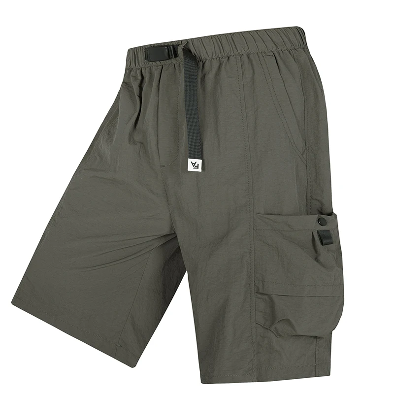 

Workwear Shorts Men Summer Quick Drying Multiple Pockets Military Half Pants Outdoor Hiking Fishing Thin Work Shorts Male Jogger