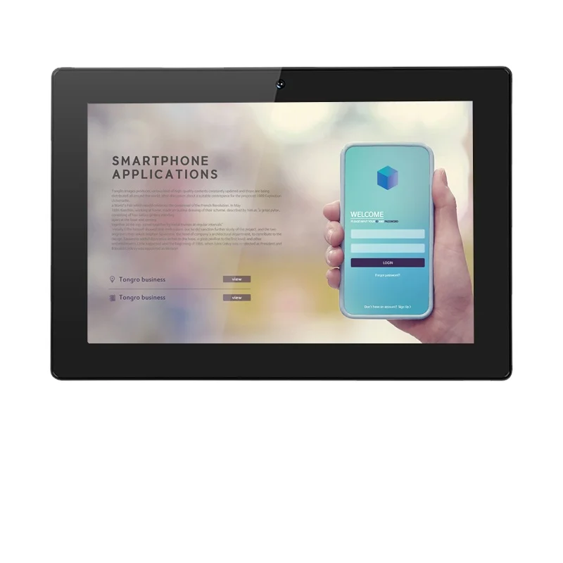 2022 YC-102P 10'' Wall mount android POE Tablet Advertising display