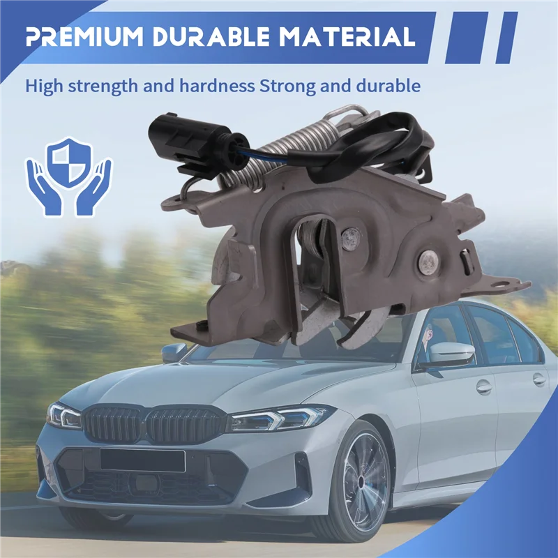 

X39A-Блок привода замка капота автомобиля для BMW 3 серии G20, замок капота двигателя, левый 51237468347