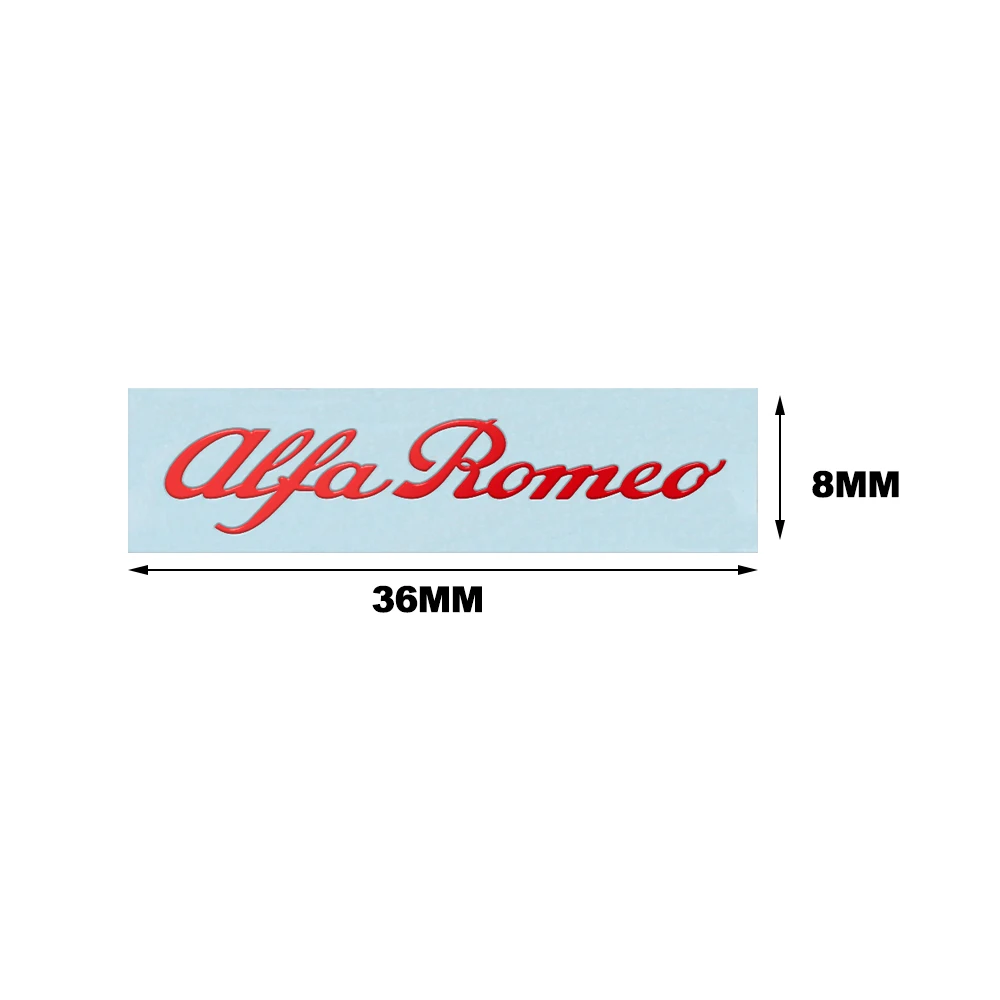 Para alfa romeo sportiva 159 mito 147 gt 5/10 pçs 3d metal automotivo decoração interior adesivos emblemas estilo acessórios automóveis