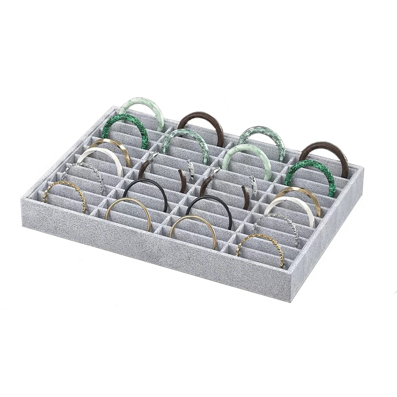 

40 сеток, бархатный браслет для хранения ювелирных изделий, органайзер для дисплея браслета