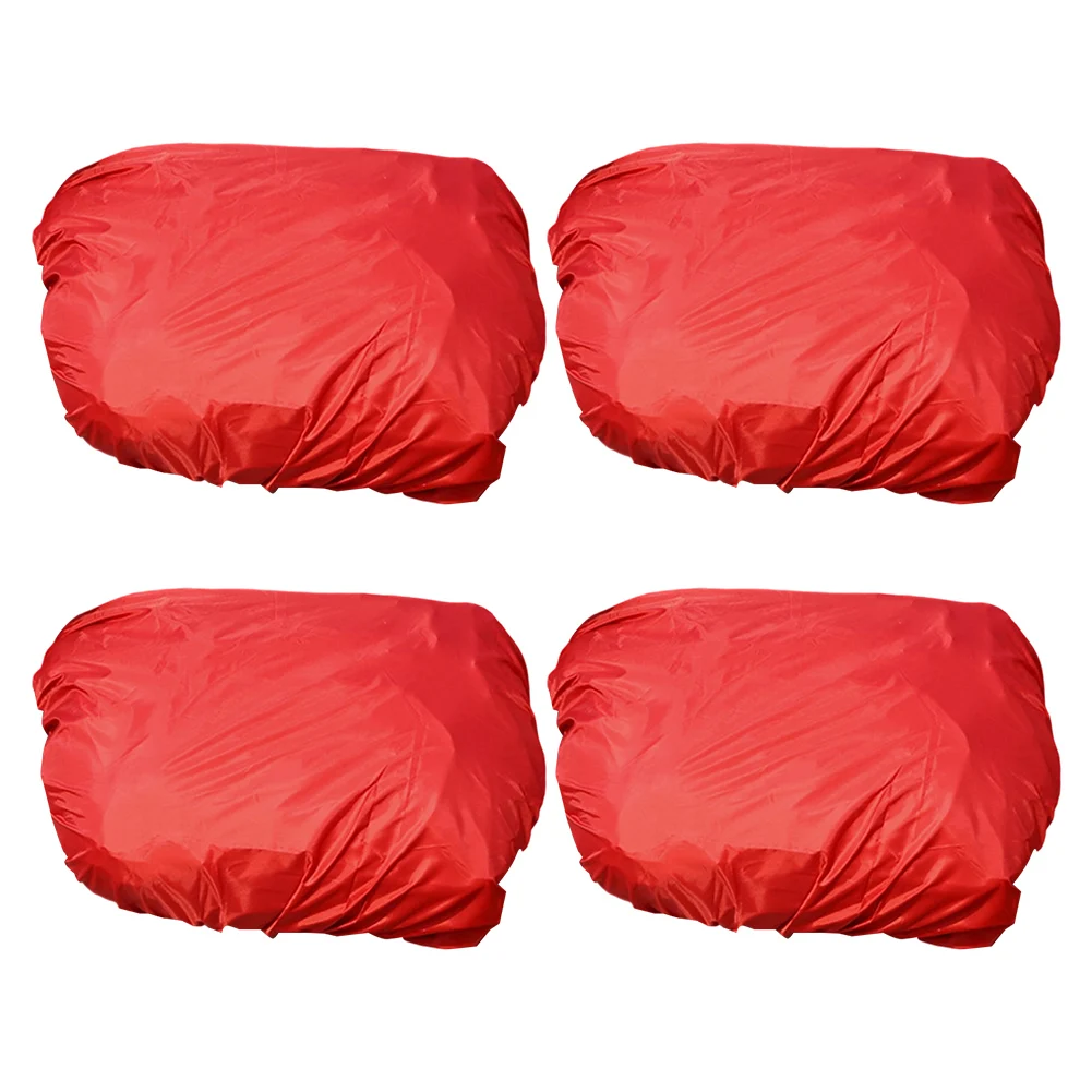 

4 шт. дождевики для задней корзины велосипеда, багажник, водонепроницаемая полиэстеровая защитная сумка для хвоста с бесшовным усиленным дизайном