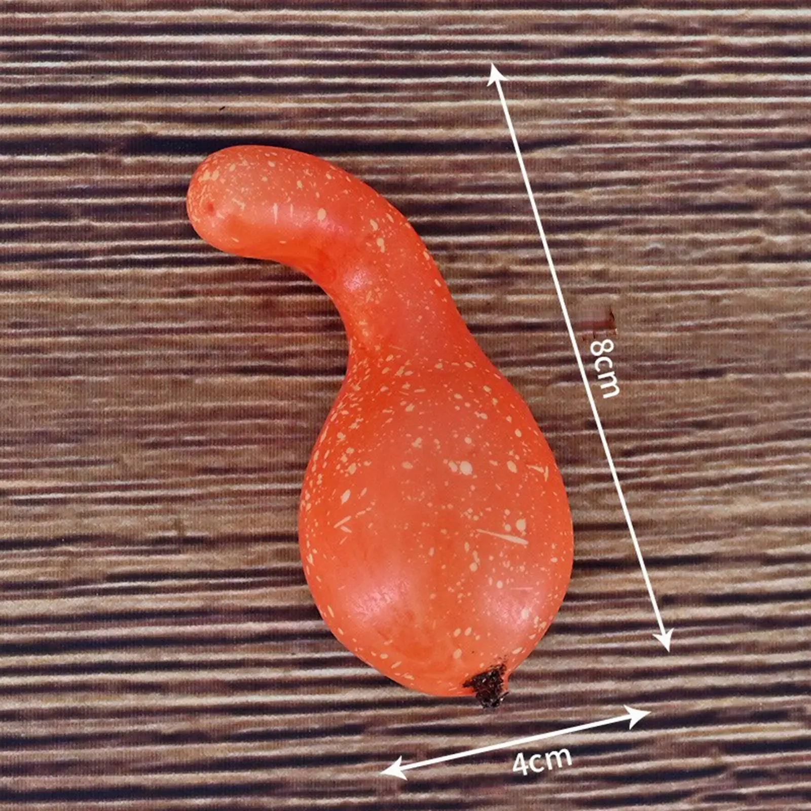 10 Pieces Realistic Foam Pumpkins Artificial Vegetable Props Orange Autumn