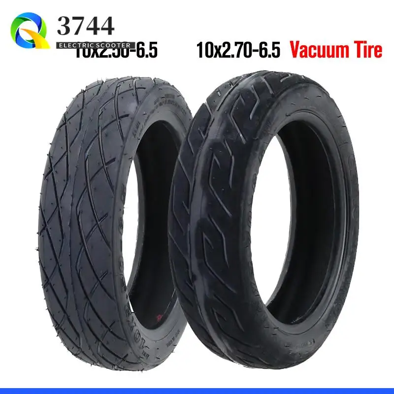 

10x2.70-6.5 Tubeless Tire 10x2.50-6.5 Vacuum Tyre with Valve for Electric Scooter 10 inch Pneumatic Wheel Accessories