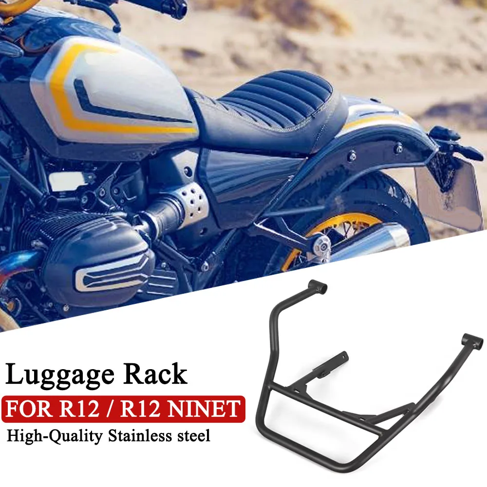 

Rear Luggage Carrier Rack Fit For BMW R 12 NINET R12 NineT 2024 2025 Motorcycle Cargo Rack Storage Box Support Black