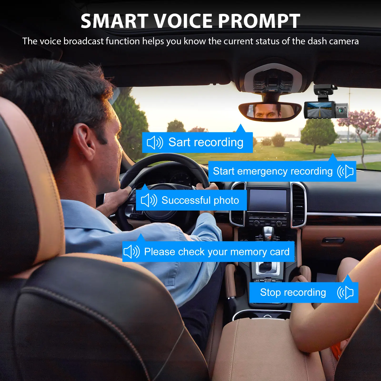 AD-381 Dashcam 4K D…