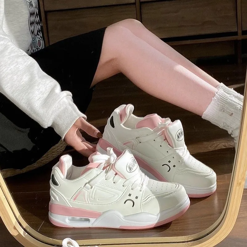 

Womens Fad Retro Platform Bread Shoes Non Slip Comfort Casual Sneakers Breathable Flat Bottomed Vulcanized Shoe Zapatillas Mujer