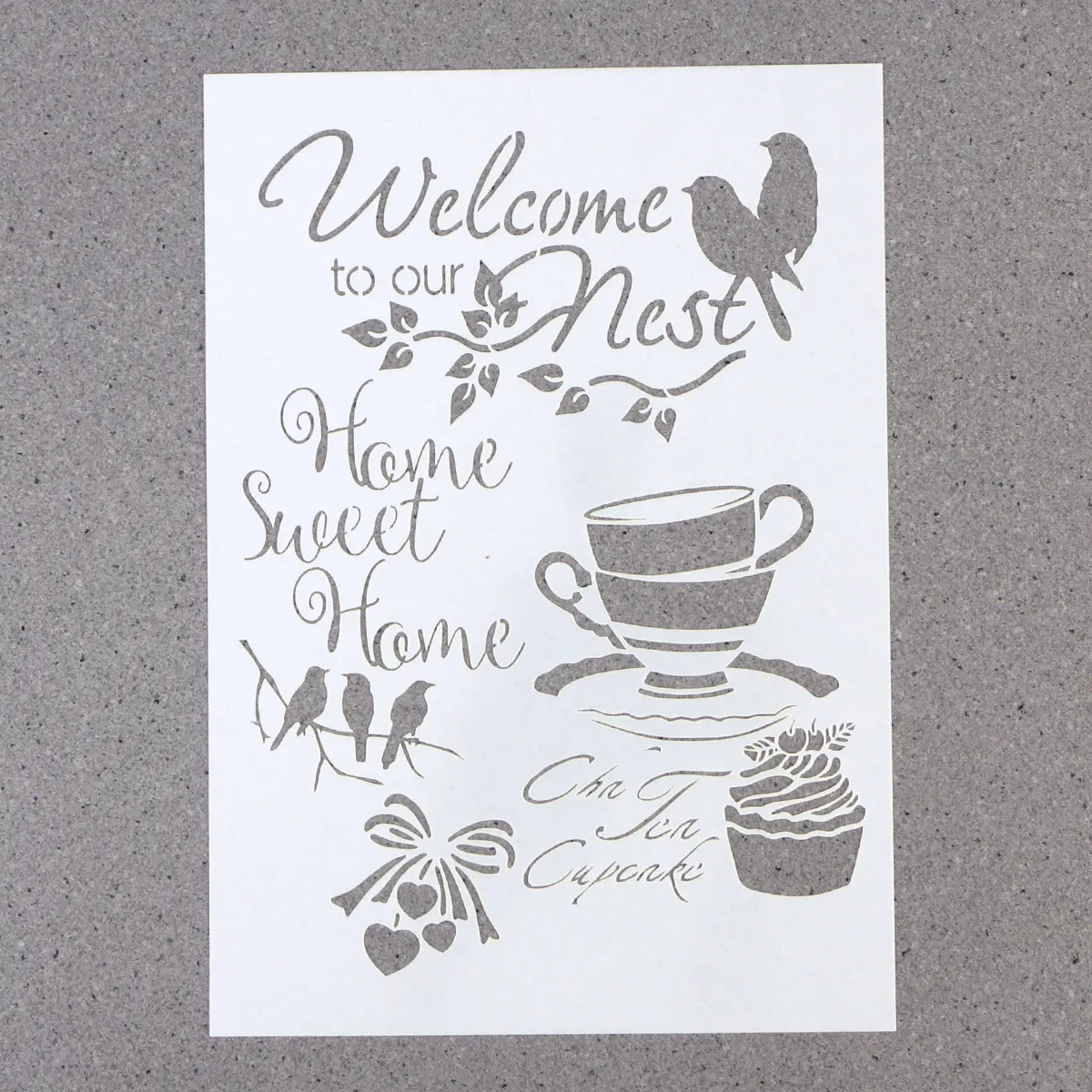 Reusable Hollow Drawing Stencil Set for Adults DIY Craft Scrapbooking Greeting Cards Wall Art Painting School Projects