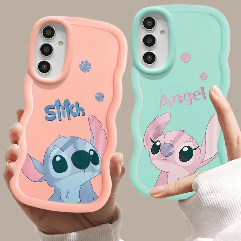 Disney Stitch Cartoon Phone Case for Samsung Galaxy A12 A13 A04 A05s A11 A30s A14 A20s A02s A03 Core A15 A21s A51 4G 5G Cover