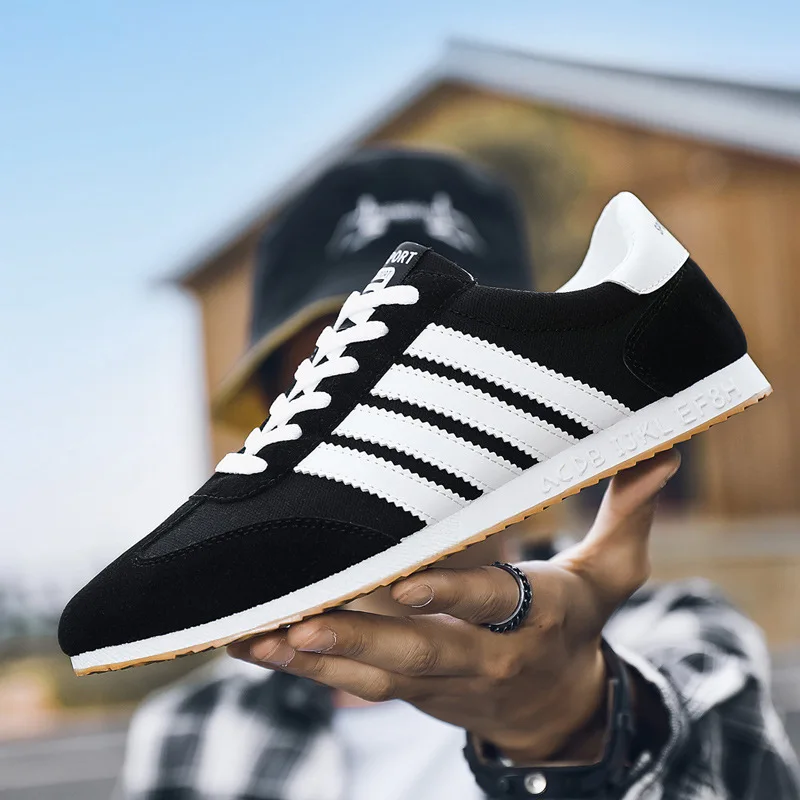Men Mesh Casual Sports Shoes Spring and Autumn New Fashion Casual Forrest Gump Versatile Lace Up Student Running Shoes