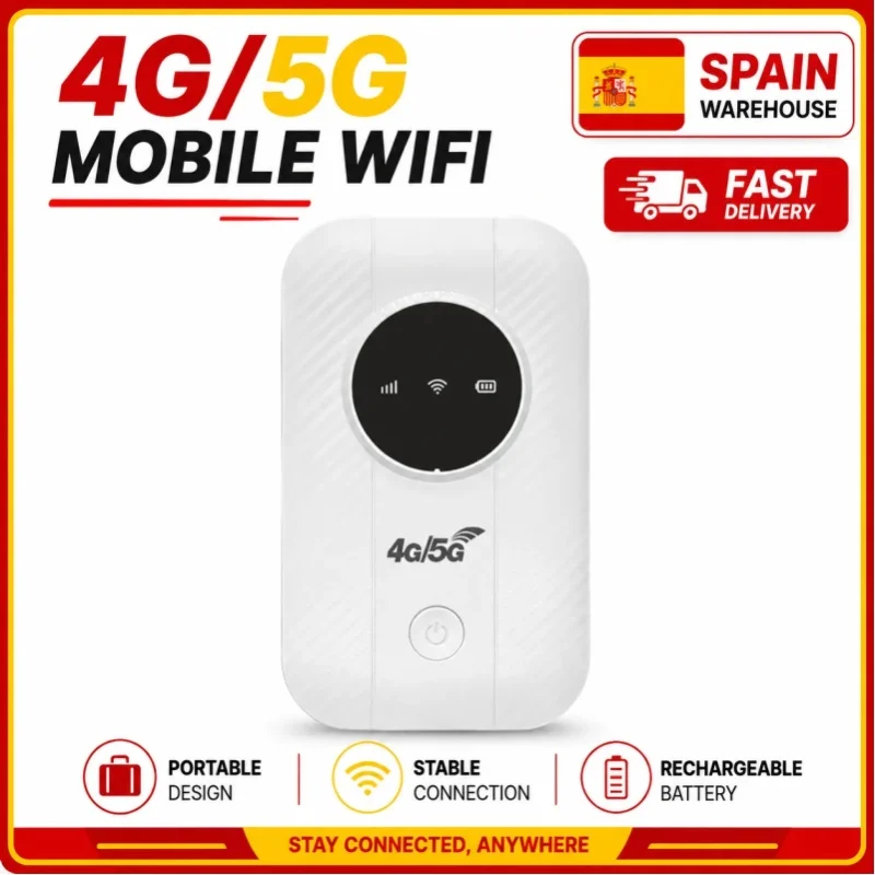Nieograniczony internet satelitarny, router bezprzewodowy WiFi, obsługa sieci mobilnych 4G 5G w każdym miejscu, plastikowy router WiFi bezprzewodowy. — 2