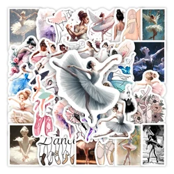 Aesthetic Ballet Dance Stickers DIY Kids Gift Toy Waterproof Graffiti Decal for Scrapbook Laptop Phone Luggage Bottle Decorative