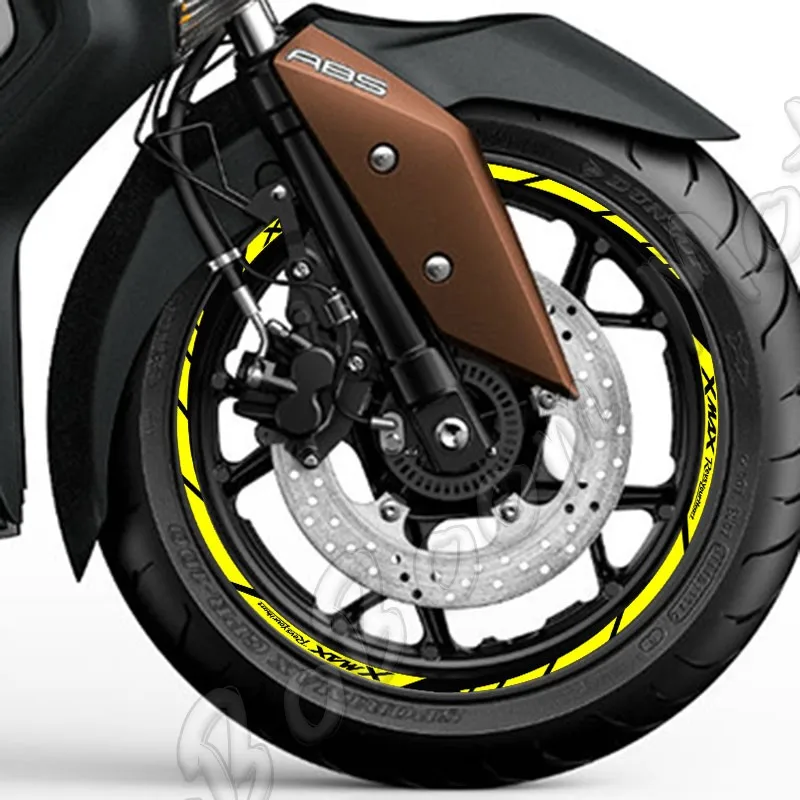 Suitable for XMAX 300 XMAX 250 xmax150/125 Motorcycle Accessories Reflective Sticker Wheel Decal Rim Tire Stripe Tape