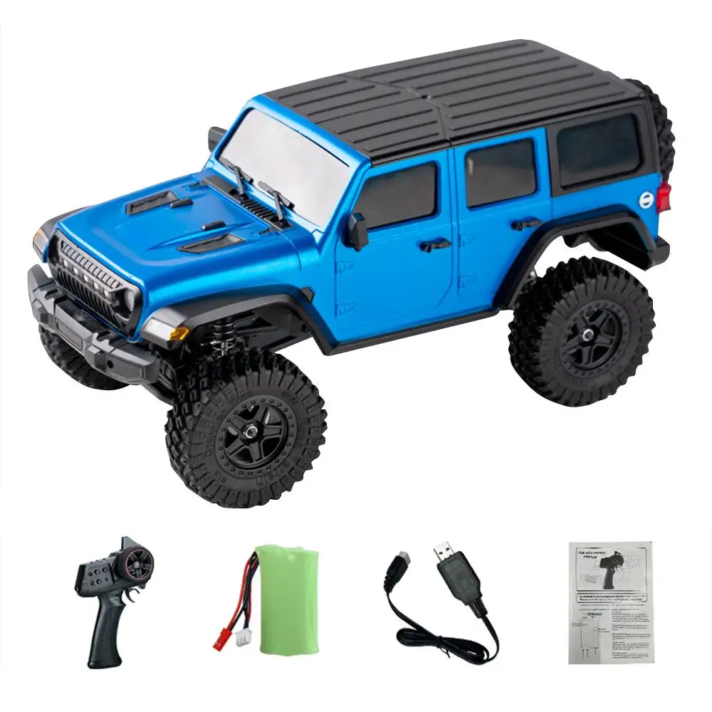 JJRC C8801 RTR 1/18 2.4G 4WD RC Car Rock Crawler Off-Road Climbing Truck Full Proportional LED Light Vehicles Models Toys