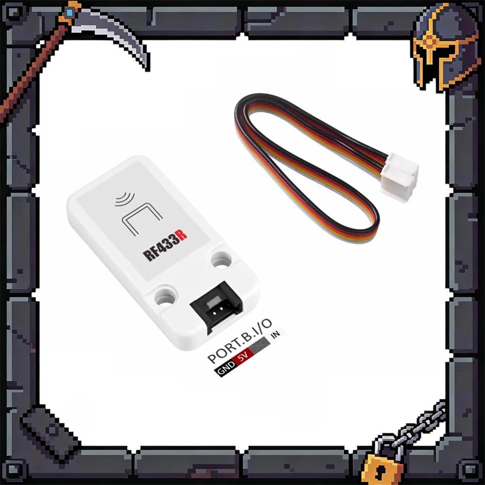 M5Stack Unit RF433R Radio Frequency Receiver Suitable Wireless Automatic Meter Reading Home Industry Wireless Signal Receiver