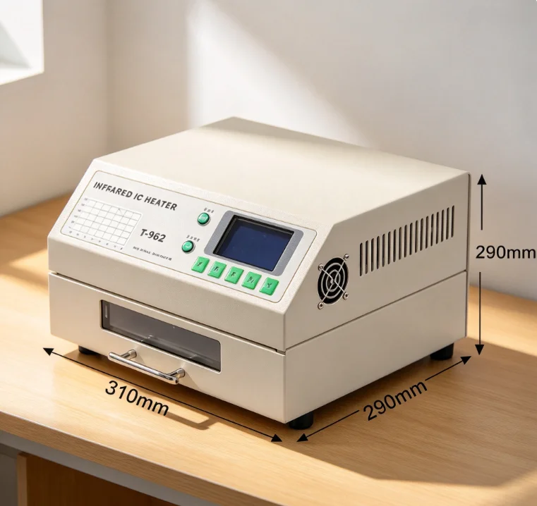 Infrared Reflow Oven IC Heater Automatic Reflow Machine PCB Reflow Soldering Station SMT BGA Repair Station