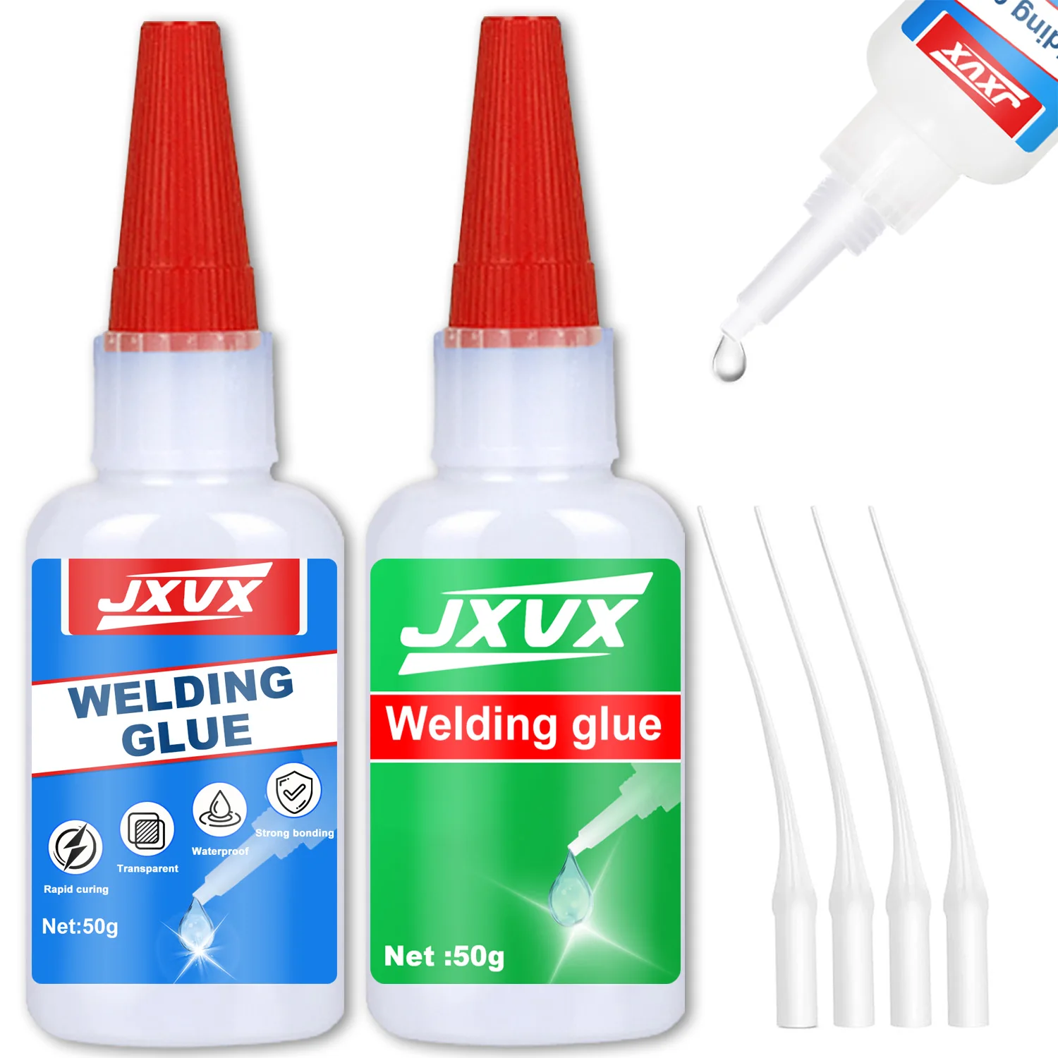 5pcs-welding-glue-high-strength-oily-repair-glue-quick-drying-liquid-sealer-universal-strong-waterproof-welding-sealant-for-caremic-plastic-crafts-jewelry-toys-shoes-with-precision-dispenser