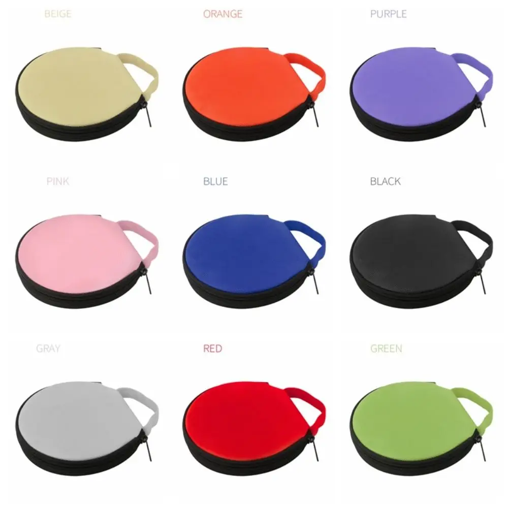 Colorful 20 Capacity CD DVD Carrying Case Dustproof with Hand Strap Storage Bag Oxford Cloth Dual-use Car CD Bag Office