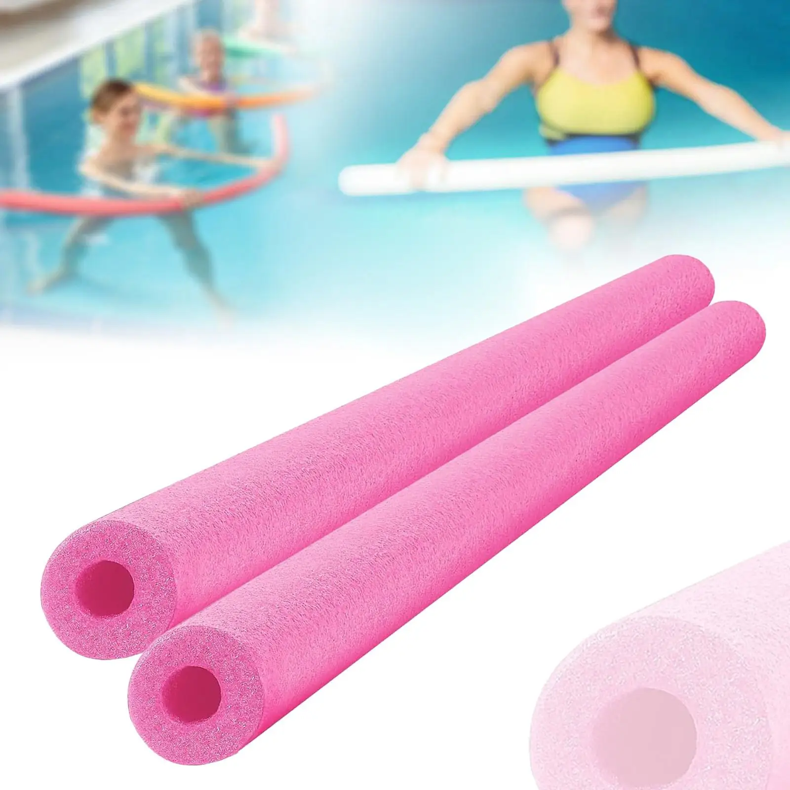 Hollow Foam Pool Noodles Buoyancy Bar Floaties 150 Cm Training Aid Swimming Accessories for Summer Pool and Lake