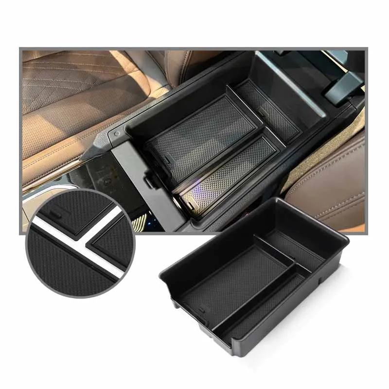 

Car Center Armrest Box Storage Box Storage Organizer Car Storage Boxes For BMW i3 i4 Auto Accessories