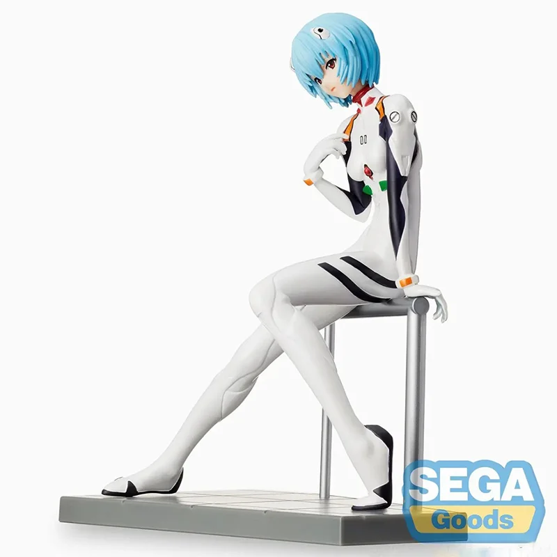 【أصلي 100%】SEGA Original Evangelion: إصدار مسرحي جديد محدود من الشكل المميز Ayanami Rei Anime Cartoon Garage Kit
