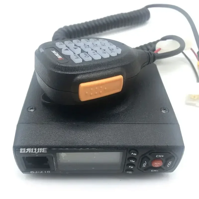 Baojie BJ-218 Z218 Dual Band VHF UHF Mobile Car Radio BJ218 Transceiver Auto Walkie Talkie Mini Ham Radio Transceiver + PTT Mic