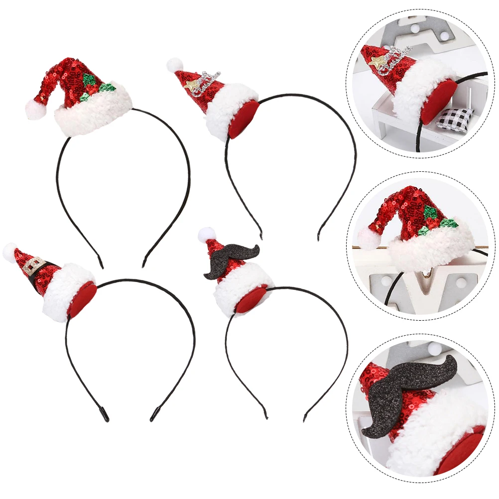 

Christmas Headband Set Adorable Headbands Decoration Supplies Beautiful Hairbands Costume Props for Xmas