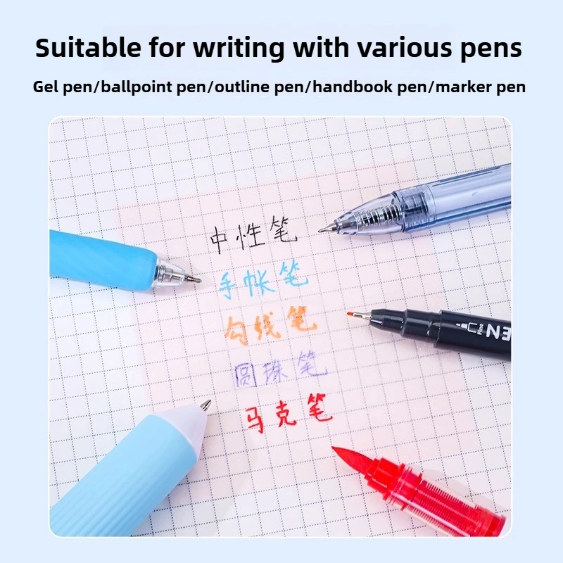 LANGUO 4-w-1 Perłowe Matowe Karteczki Samoprzylepne Z Możliwością Pisania, Odrywane Karteczki Memo Do Pisania Markerem Żelowym, Artykuły Szkolne Biurowe, Artykuły Papiernicze